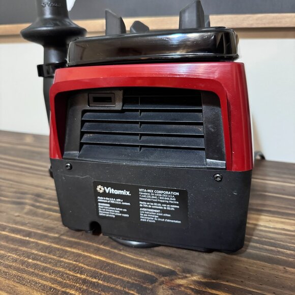 Vitamix 7500 VMO158 Blender | BASE ONLY | Red 10 Speed | Works Great 120V - Picture 10 of 13